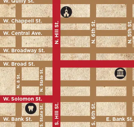 doc holliday map