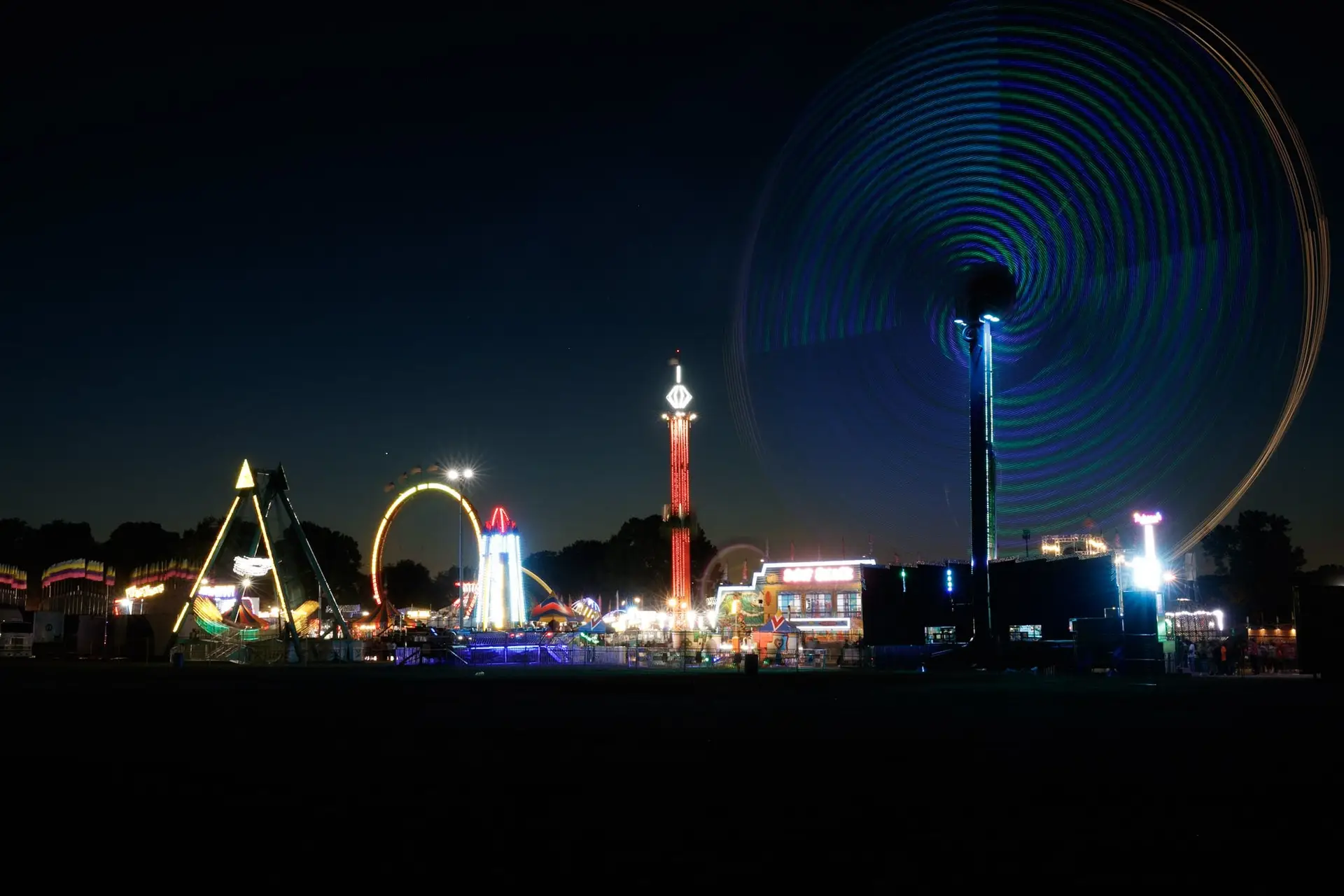 fair at night