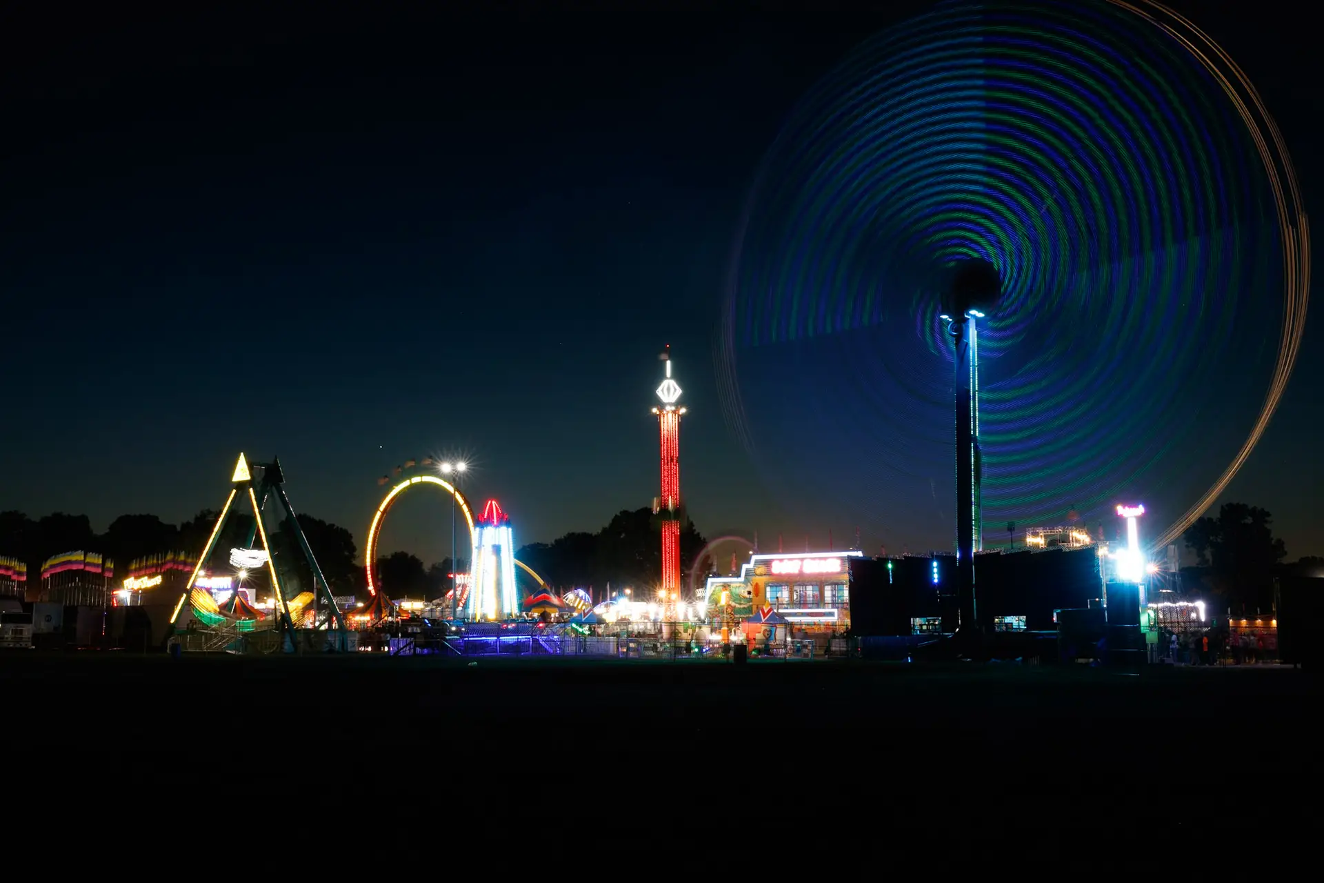 fair at night
